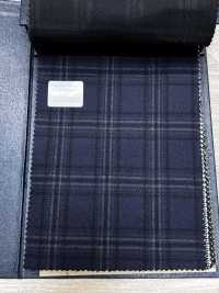 M02045-3 Linea Esclusiva KUNISHIMA1850 【SOMO CASHMERE 100%】 Check 3D Blu Scuro[Tessile] Società Per Azioni Kunishima Co., Ltd. Foto secondaria