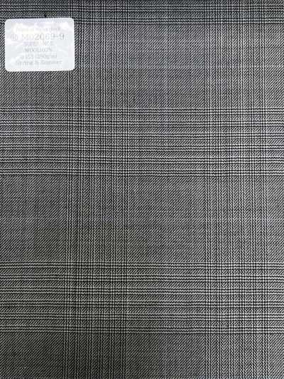 M02069-9 KUNISHIMA1850 Linea esclusiva [motivo Principe di Galles] a quadri bianco e nero