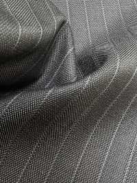 M02067-4 KUNISHIMA1850 Linea Esclusiva 【W/S Executive Stripe】 Grigio Antracite Scuro Striscia Cielo[Tessile] Società Per Azioni Kunishima Co., Ltd. Foto secondaria