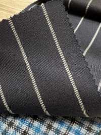 PR6521-NV Tessuto Giapponese Standard Premium Super120's Elasticizzato A Righe Blu Navy[Tessile] Immagini aggiuntive