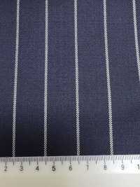 PR6521-NV Tessuto Giapponese Standard Premium Super120's Elasticizzato A Righe Blu Navy[Tessile] Immagini aggiuntive