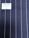 PR6521-NV Tessuto Giapponese Standard Premium Super120's Elasticizzato A Righe Blu Navy