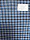 MH6511-BL Tessuto Pettinato Standard Giapponese In Lana E Mohair (Stile Tonic) A Quadri Blu