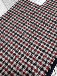MH6511-BR Tessuto Pettinato Standard Giapponese In Lana E Mohair (Stile Tonic) A Quadri Marrone[Tessile] Immagini aggiuntive