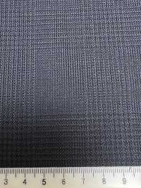 MH2431-NV Tessuto Pettinato Standard Giapponese In Lana E Mohair (Stile Tonic) A Quadri Blu Navy[Tessile] Immagini aggiuntive