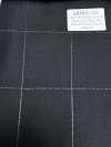 LA5531-DG Tessuto A Quadri Elasticizzato Standard Giapponese In Lana, Seta Lurex