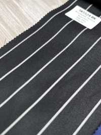 SK5524-BK Tessuto Standard Giapponese Elasticizzato A Righe In Lana E Seta, Nero[Tessile] Immagini aggiuntive