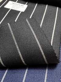 SK5524-BK Tessuto Standard Giapponese Elasticizzato A Righe In Lana E Seta, Nero[Tessile] Immagini aggiuntive