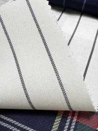 SK5524-WT Tessuto Elasticizzato Standard Giapponese A Righe Bianco In Lana E Seta[Tessile] Immagini aggiuntive