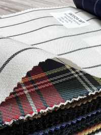SK5524-WT Tessuto Elasticizzato Standard Giapponese A Righe Bianco In Lana E Seta[Tessile] Immagini aggiuntive