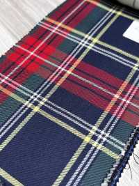 SK5536-NV Tessuto A Quadri Elasticizzato Standard Giapponese In Seta E Lana, Blu Navy[Tessile] Immagini aggiuntive