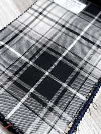 SK5536-GY Tessuto Elasticizzato Standard Giapponese A Quadri In Lana E Seta, Grigio[Tessile] Immagini aggiuntive