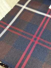 SK5536-BR Tessuto Elasticizzato Standard Giapponese A Quadri In Lana E Seta Marrone[Tessile] Immagini aggiuntive