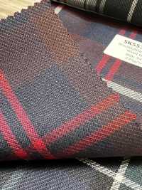 SK5536-BR Tessuto Elasticizzato Standard Giapponese A Quadri In Lana E Seta Marrone[Tessile] Immagini aggiuntive