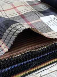 SK5536-BE Tessuto Elasticizzato Standard Giapponese A Quadri In Seta E Lana, Beige[Tessile] Immagini aggiuntive