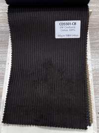 CD5501-CB Velluto a coste 8W C100 marrone carbone[Tessile] HOSOI SYOJI Immagini aggiuntive