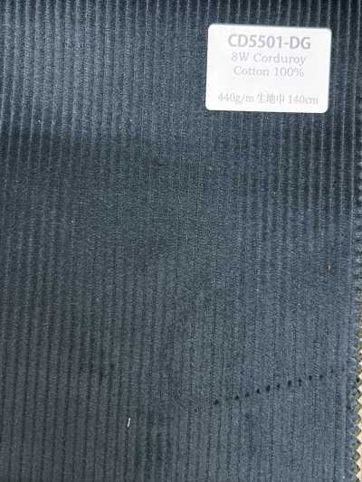 CD5501-DG Velluto a coste 8W C100 Verde scuro