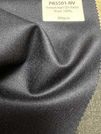 PR5501-NV Tessuto Giapponese Premium Standard Super 120's Elasticizzato Senza Motivo, Blu Navy[Tessile] Immagini aggiuntive