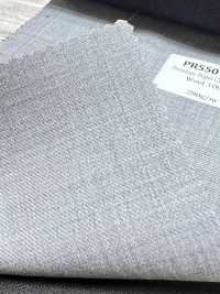 PR5501-LG Tessuto Giapponese Premium Standard Super120's Elasticizzato Senza Motivo, Grigio Chiaro[Tessile] Immagini aggiuntive