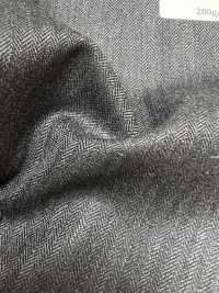 PR5511-CG Standard Prodotto in Giappone Premium Super120's elasticizzato tinta unita grigio antracite[Tessile] HOSOI SYOJI Immagini aggiuntive