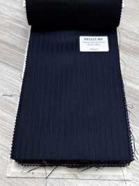 PR5521-NV Classico Made In Japan Premium Super120's Elasticizzato Tinta Unita Blu Navy[Tessile] HOSOI SYOJI Immagini aggiuntive