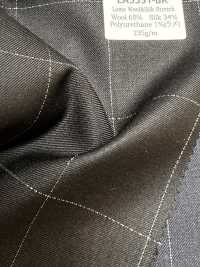 LA5531-BK Classico scozzese elasticizzato in seta, lamé e lana nero Made in Japan[Tessile] HOSOI SYOJI Immagini aggiuntive