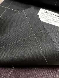 LA5531-GR Classico Made in Japan in seta, lamé e lana elasticizzata a quadri verde[Tessile] HOSOI SYOJI Immagini aggiuntive