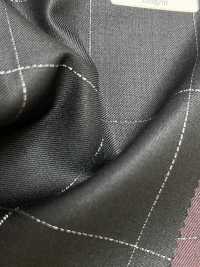 LA5531-GR Classico Made in Japan in seta, lamé e lana elasticizzata a quadri verde[Tessile] HOSOI SYOJI Immagini aggiuntive