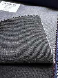SK3501-GY Standard grigio elasticizzato in seta e lana di produzione giapponese[Tessile] HOSOI SYOJI Immagini aggiuntive