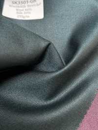 SK3501-GR Standard giapponese in seta e lana elasticizzata verde[Tessile] HOSOI SYOJI Immagini aggiuntive