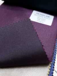 SK3501-DR Tessuto elasticizzato seta-lana giapponese standard, rosso scuro[Tessile] HOSOI SYOJI Immagini aggiuntive