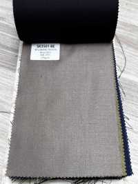 SK3501-BE Classico beige elasticizzato in seta e lana di produzione giapponese[Tessile] HOSOI SYOJI Immagini aggiuntive