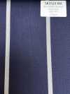 SK3523-NV Classico tessuto a righe elasticizzato in seta e lana di produzione giapponese, blu navy