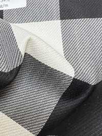 SK3535-WT Classico Made in Japan in seta e lana elasticizzata a quadri bianco[Tessile] Immagini aggiuntive