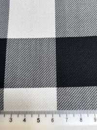 SK3535-WT Classico Made in Japan in seta e lana elasticizzata a quadri bianco[Tessile] Immagini aggiuntive