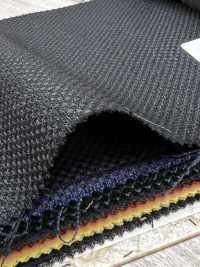 MH4501-BK Hopsack in mohair nero standard di produzione giapponese[Tessile] Immagini aggiuntive