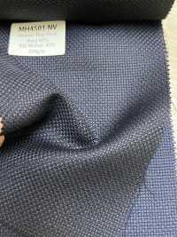 MH4501-NV Standard Made in Japan Hopsack in mohair blu navy[Tessile] Immagini aggiuntive