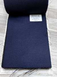 MH4501-BL Hopsack in mohair blu di produzione giapponese standard[Tessile] Immagini aggiuntive