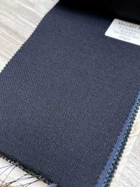 MH2401-NV Tessuto worsted in lana e mohair di produzione giapponese standard (stile Tonic) blu navy[Tessile] Immagini aggiuntive