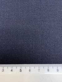 MH2401-NV Tessuto worsted in lana e mohair di produzione giapponese standard (stile Tonic) blu navy[Tessile] Immagini aggiuntive