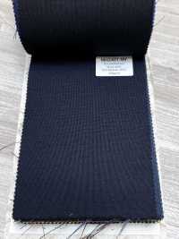 MH2401-NV Tessuto worsted in lana e mohair di produzione giapponese standard (stile Tonic) blu navy[Tessile] Immagini aggiuntive