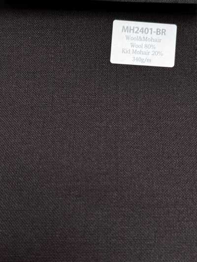 MH2401-BR Classico pettinato di lana mohair di produzione giapponese (stile Tonic) marrone