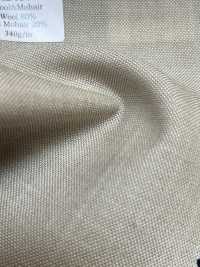 MH2401-BE Tessuto pettinato standard in lana e mohair di capretto, prodotto in Giappone (stile tonic) Beige[Tessile] Immagini aggiuntive