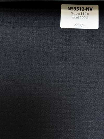 NS3512-NV Classica lana stretch blu navy Super110’s Made in Japan