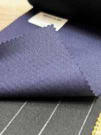 NS3513-NV Standard prodotto in Giappone lana elasticizzata Super 110’s blu navy[Tessile] HOSOI SYOJI Immagini aggiuntive