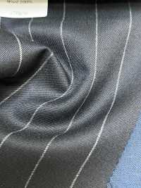 NS3521-NV Classico tessuto in lana stretch Super 110’s di produzione giapponese, blu navy[Tessile] HOSOI SYOJI Immagini aggiuntive