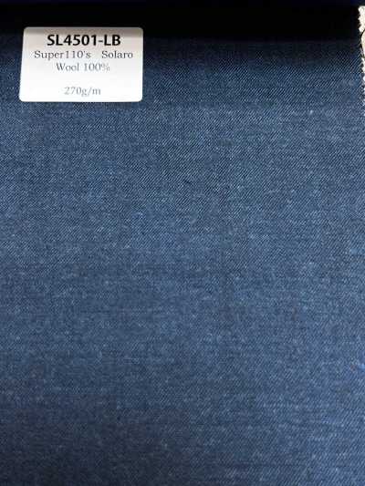 SL4501-LB Lana elasticizzata iridescente Super110's standard nazionale azzurro chiaro