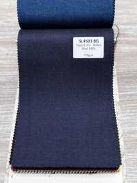 SL4501-BG Standard lana iridescente elasticizzata Super110 di produzione giapponese blu grigio[Tessile] HOSOI SYOJI Immagini aggiuntive