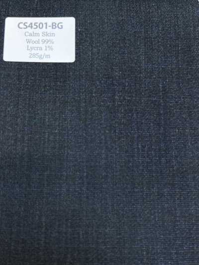 CS4501-BG Classico Calm Skin Stretch di fabbricazione giapponese (Tropical ad alta torsione) grigio blu