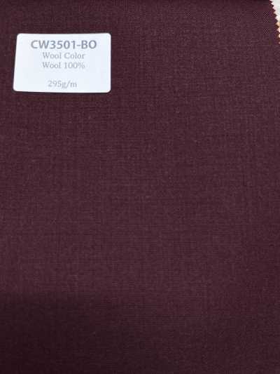 CW3501-BO Collezione standard di colori in lana prodotta in Giappone Bordeaux